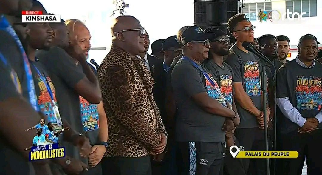Qualification à la Coupe du Monde : le président Félix Tshisekedi honore les Léopards à Kinshasa